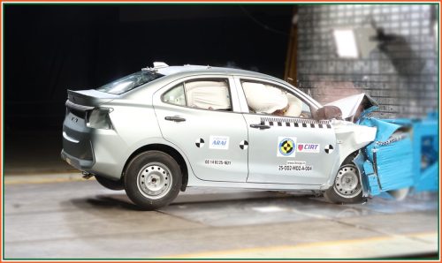 DZIRE_FRONTAL IMPACT_DURING TEST
