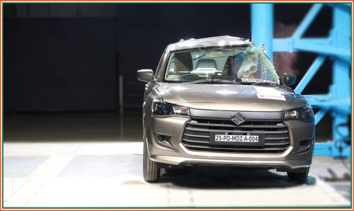 DZIRE_SIDE POLE IMPACT_DURING TEST.