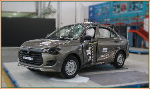 DZIRE_SIDE POLE IMPACT_POST TEST